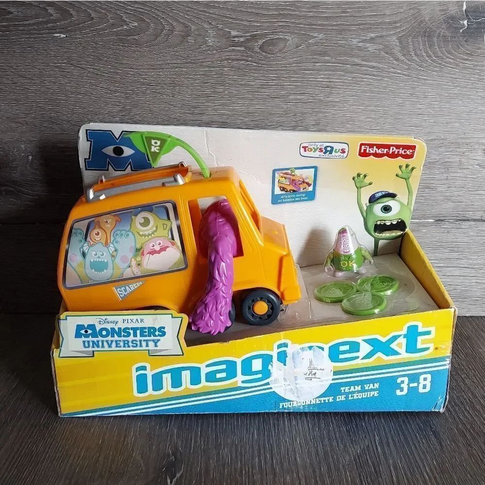 Fisher Price Disney / Pixar Imaginext Monsters University Team Van Exclusive Set
